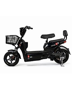 BICICLETA ELETRICA GICIN SK8 ARO 14 500WH 48V PRETA