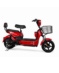 BICICLETA ELETRICA GICIN SK8 ARO 14 500WH 48V VERMELHA