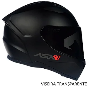 CAPACETE ASX CITY SOLID FOSCO PRETO/GRAFITE 62/XL