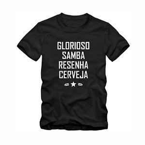 CAMISA BOTAFOGO GLORIOSO, SAMBA, RESENHA