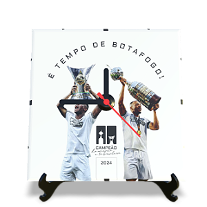 Relógio de Mesa - É Tempo de Botafogo Taças