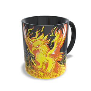 Caneca de Porcelana Fênix Botafogo - Lançamento