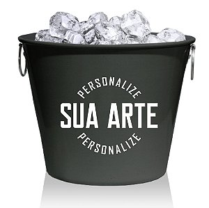 Balde para Gelo 9L - Personalizável com a sua Arte
