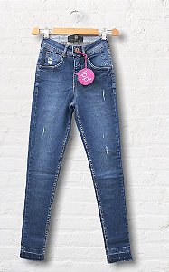 Calça Jeans Feminina Skinny Com Elastano Leves Puidos REF 09263 1