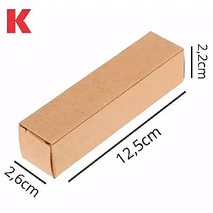 50 Caixas Kraft 12,5x2,2x2,6cm  Perfumes / Cosméticos / Frascos
