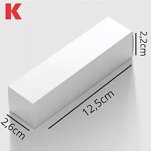 50 Caixas Branca 12,5x2,2x2,6cm  Perfumes / Cosméticos / Frascos
