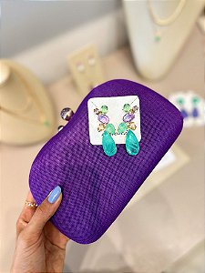 Clutch Fecho Strass