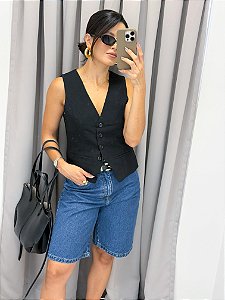 Bermuda Jorts com Bainha