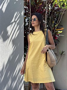 Vestido Curto Linho