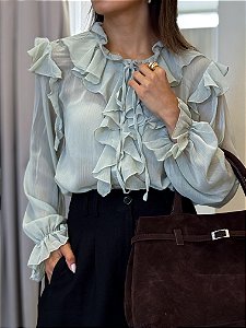 Camisa Babados Eva