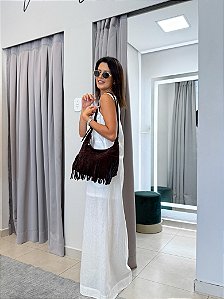 Bolsa Camurça Franjas