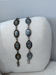 Cinto Metal Boho Pedra