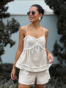 Short Algodão Cordão