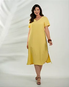 Vestido Midi Detalhe