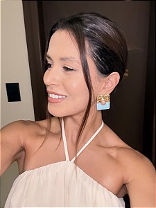 Brinco Martelado + Resina