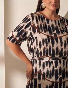 Blusa Viscose Estampa