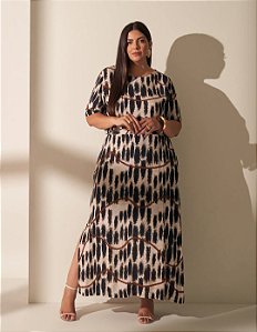 Saia Viscose Estampa