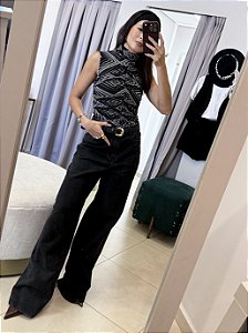 Calça Wide Leg Black