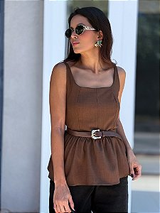 Blusa Peplum Anita