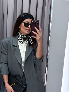 Lenço Listra Paisley