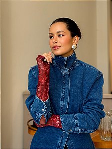 Camisa Jeans Ombreira