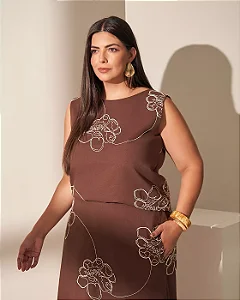Blusa Bordada Felícia