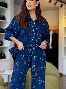 Camisa Jeans Poá
