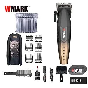 Máquina de Cortar Cabelo Wmark NG 2038: Corte Profissional