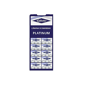 Lâminas Gillette Platinum Barber edition 50 un