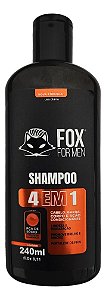 Shampoo 4 em 1 Fox For Man 240 ml