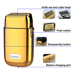 Barbeador Elétrico Shaver Kemei TX1 Profissional