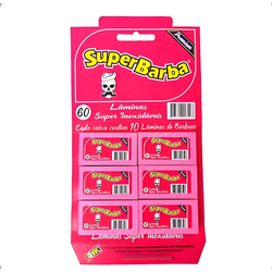 Lâmina Super Barba Platinum Rosa