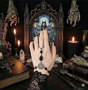 Pulseira de mão Pentagrama sagrado