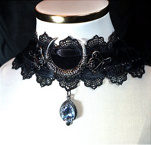 Gargantilha de renda Sagrado feminino