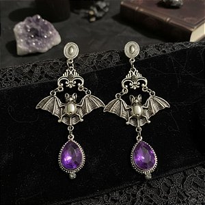 Brinco Lady Dracula - Roxo