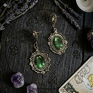 Brinco Raven - Verde