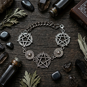 Pulseira pentagrama proteção