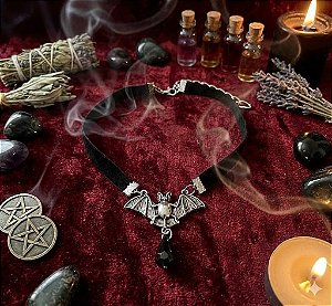 Chocker morcego com gota