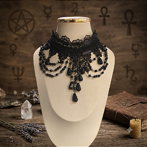 Gargantilha Traditional goth