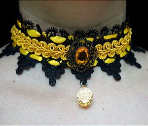 Gargantilha Yellow unicorn