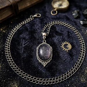 Pingente Camafeu Pedra estrela