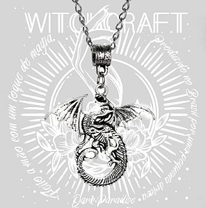 Pingente dragão mágico