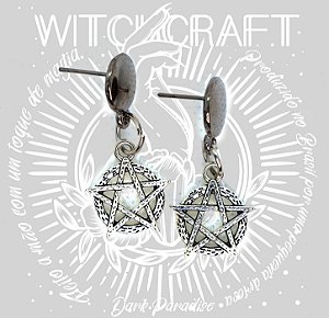 Brinco pentagrama rustico