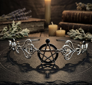 Circlet / diadema pentagram arabesc
