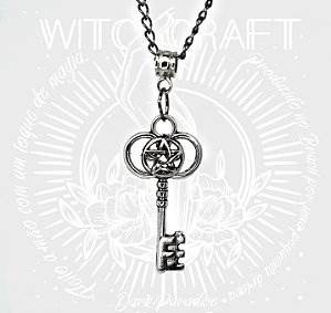 Pingente HECATE KEY- pentagrama