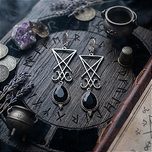 Maxi Brinco "Luxury Sigil" - Preto