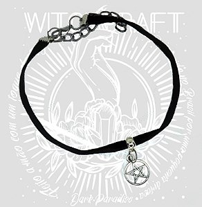 Choker Amuleto Pentagrama