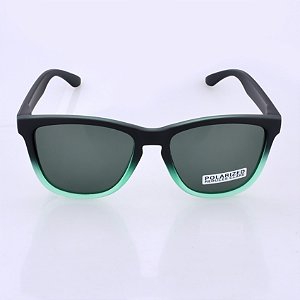 Óculos de Sol Polarizado - Modelo Brazil - Preto c/ verde cristal