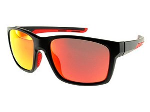Óculos solar Polarizado - Modelo Caraiva - Vermelho