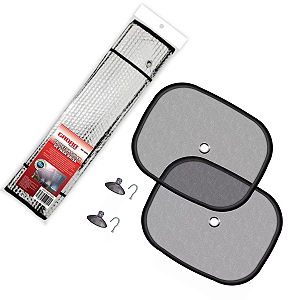 kit Protetor Solar Para-brisa 1,27mX60 + Protetor lateral 440mmX370mm